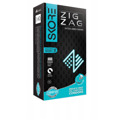 Zigzag Condoms 1 pack (10pcs)