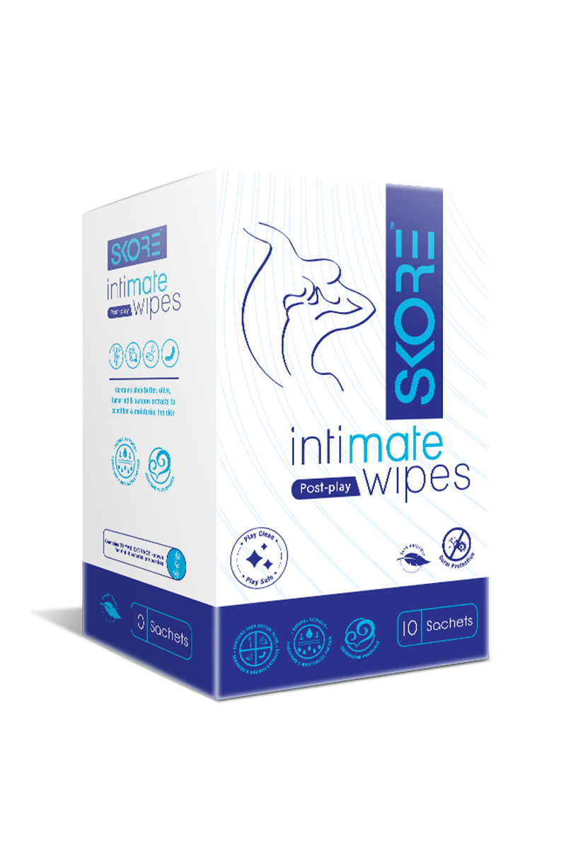 Personal Intimate Sanitising Wipes | Skore Pre Play Wipes